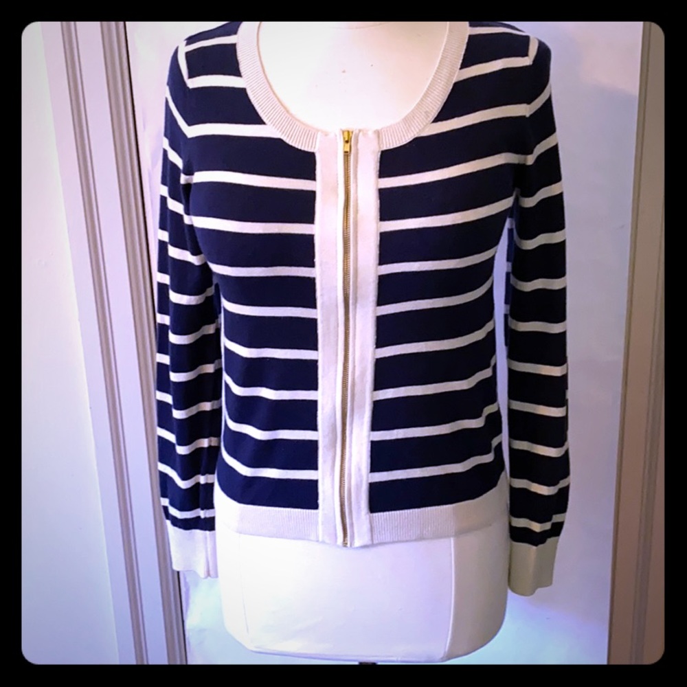 Zip front cardigan